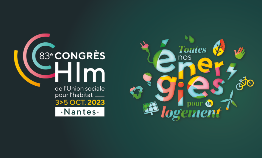 83ème Congrès HLM organisé par l'USH du 3 au 5 Octobre 2023 à Nantes.